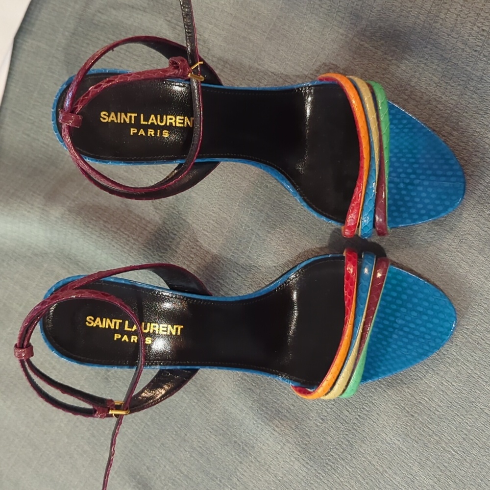 NWOB Saint Laurent heeled sandals